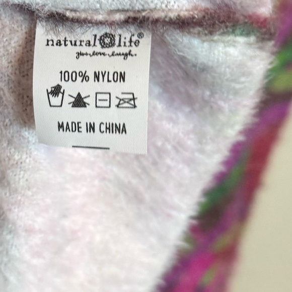 Natural Life Cashmere Like Pullover Floral Sweater - Picture 4 of 6